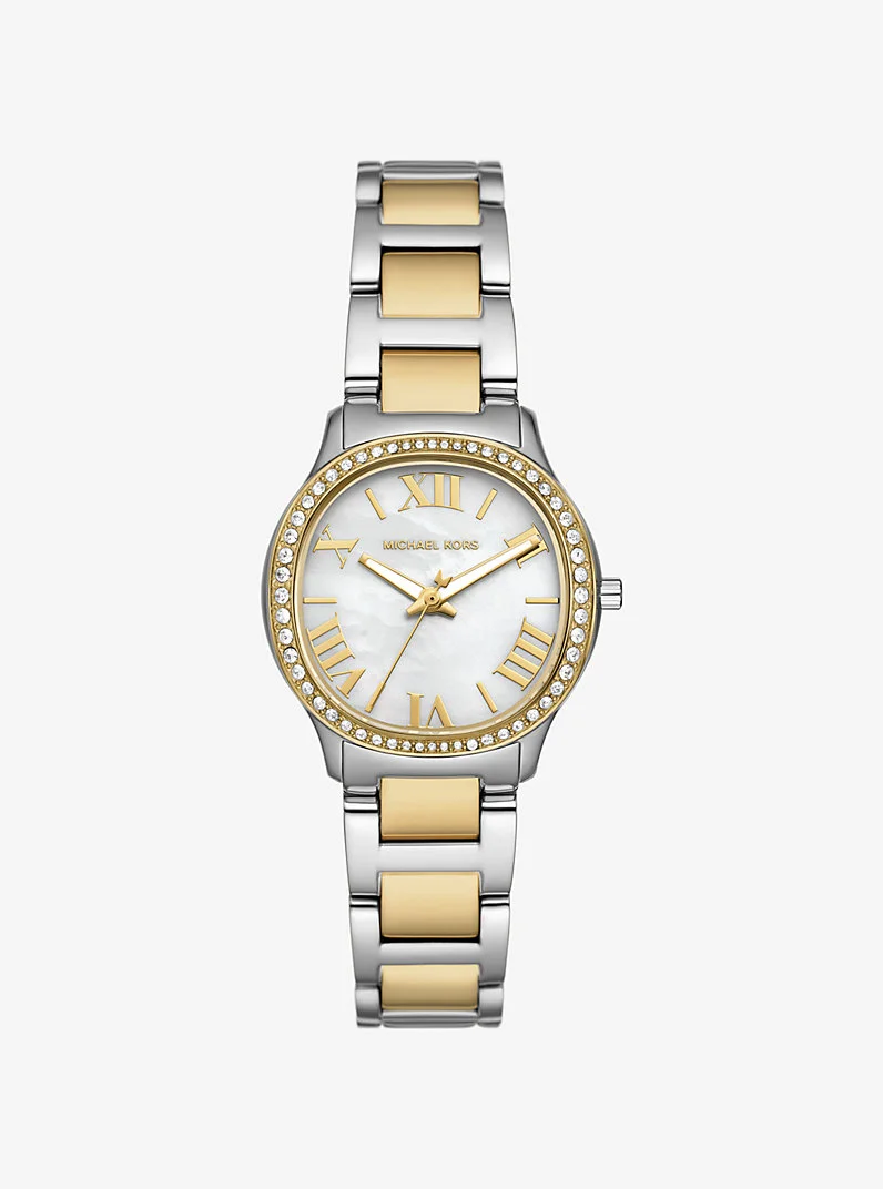 Mini Sage Pavé Two-Tone Watch - 1