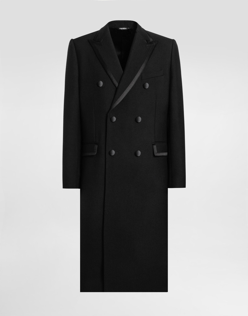 Double-breastedwool coat 1
