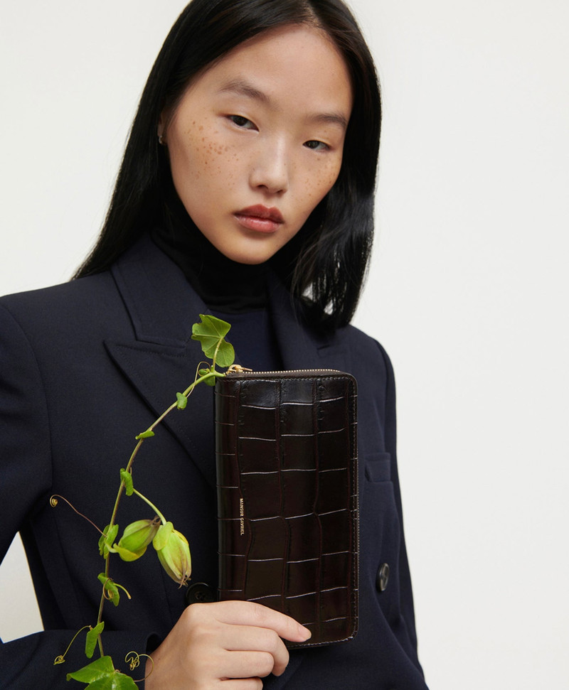 Mansur Gavriel ZIP CONTINENTAL WALLET outlook