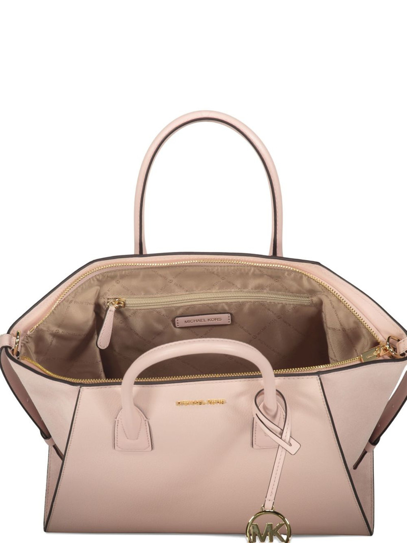 Avril leather top-zip tote bag 4