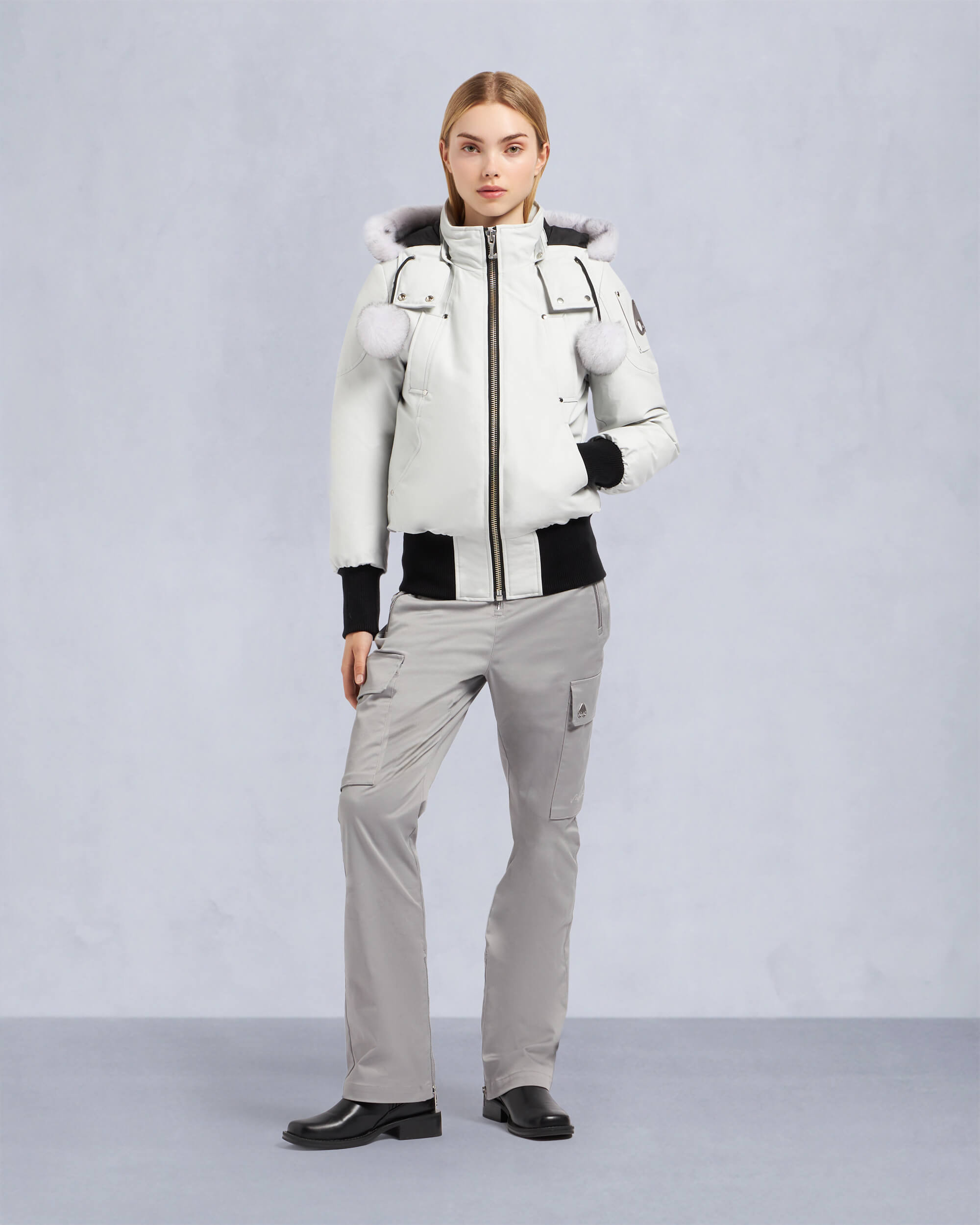 ORIGINAL DEBBIE SHEARLING BOMBER JACKET - 2