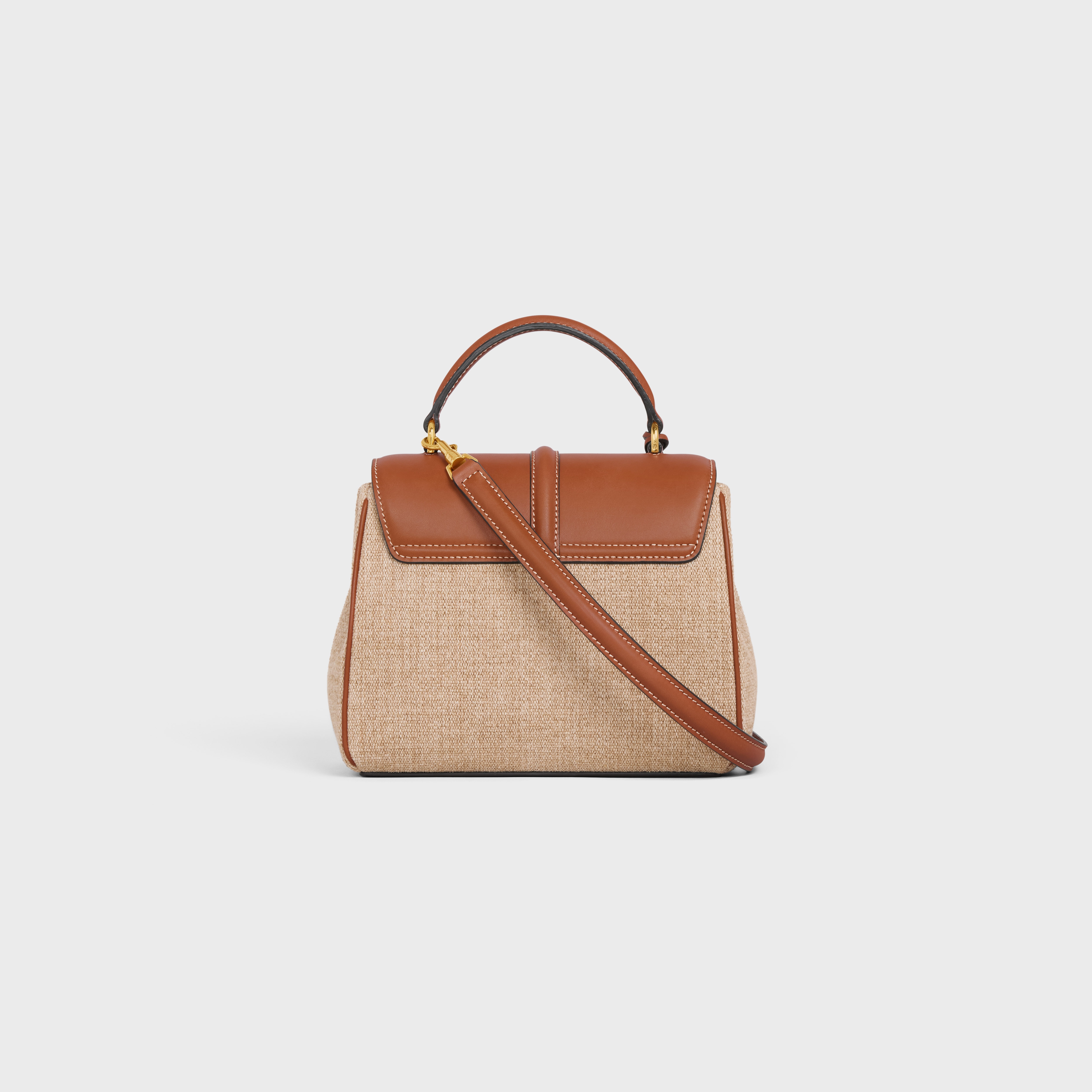 MINI 16 in Textile and natural Calfskin - 3