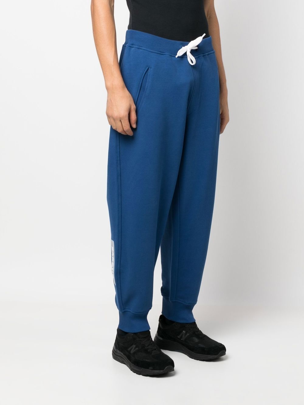 drawstring-waist track pants - 4