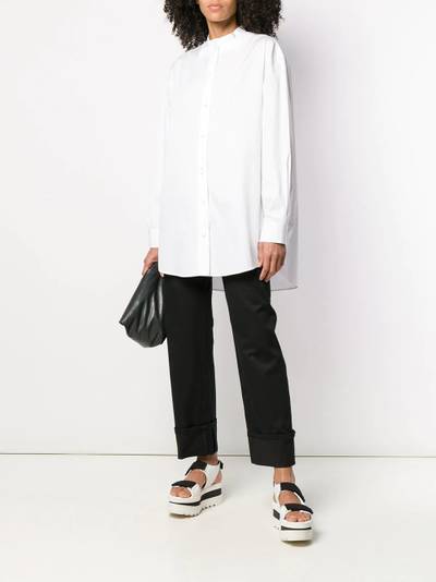 Jil Sander Wednesday band collar shirt outlook