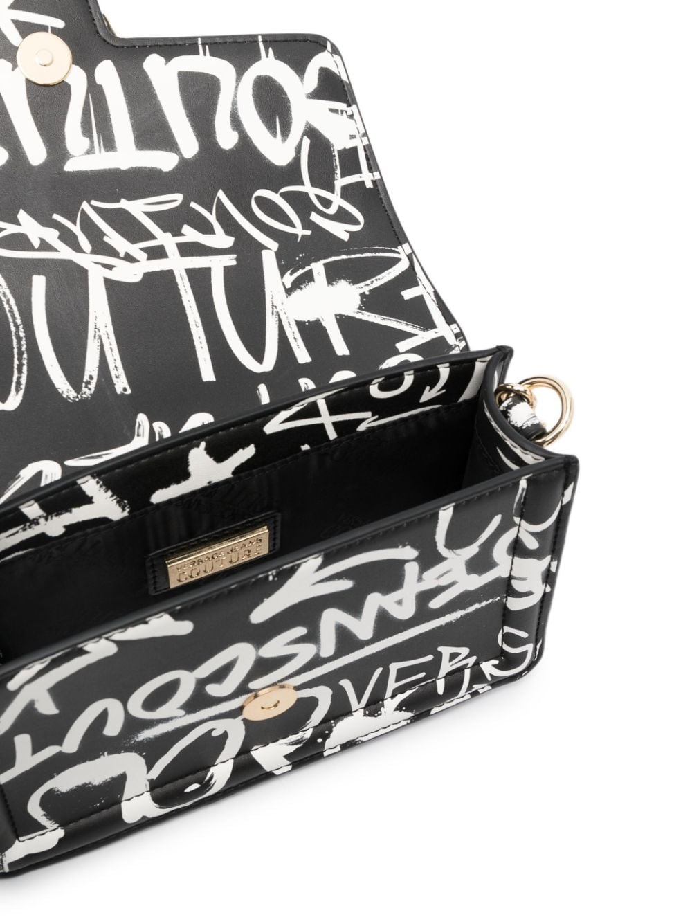 graffiti-print crossbody bag - 6