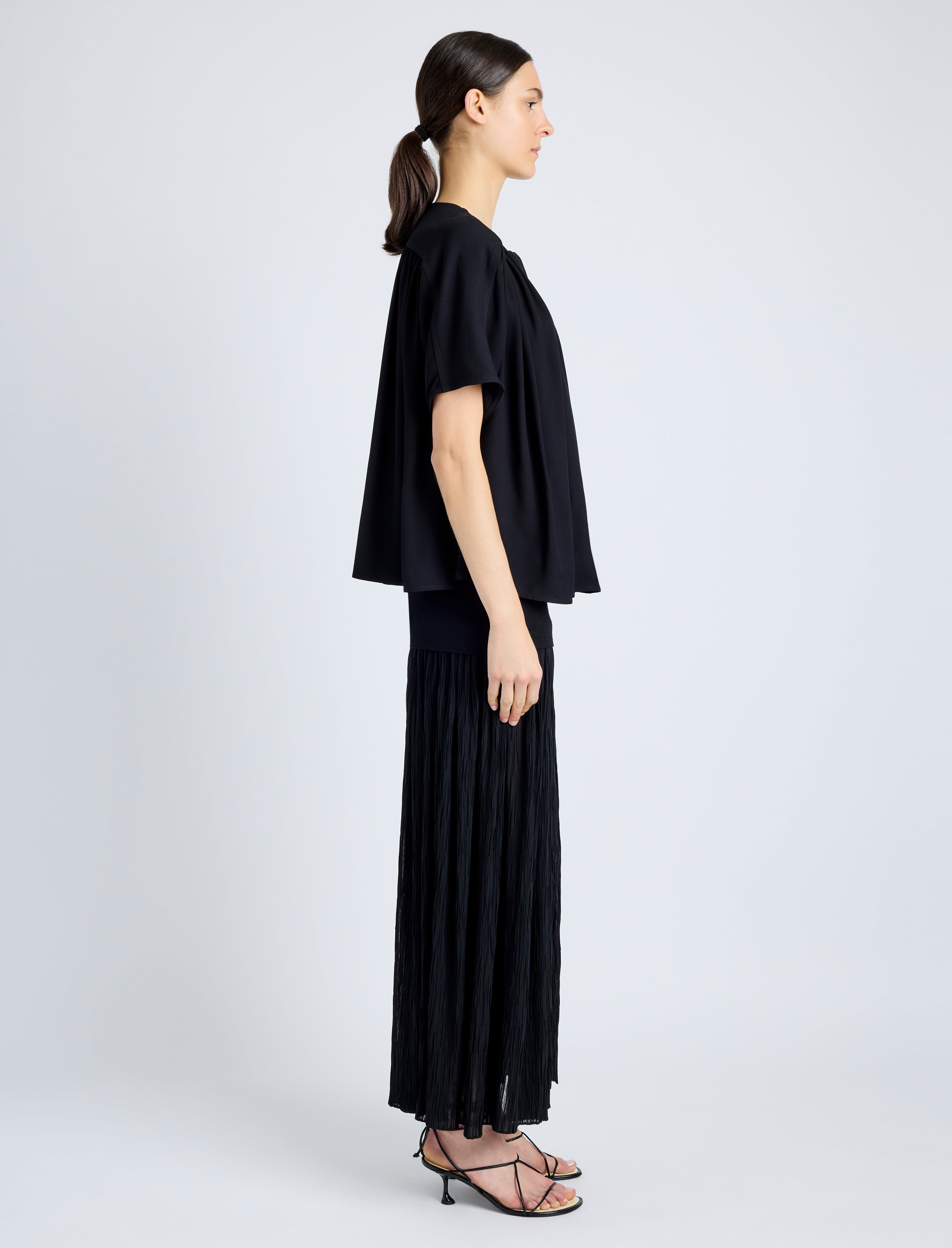 Claire Top in Viscose Georgette - 4