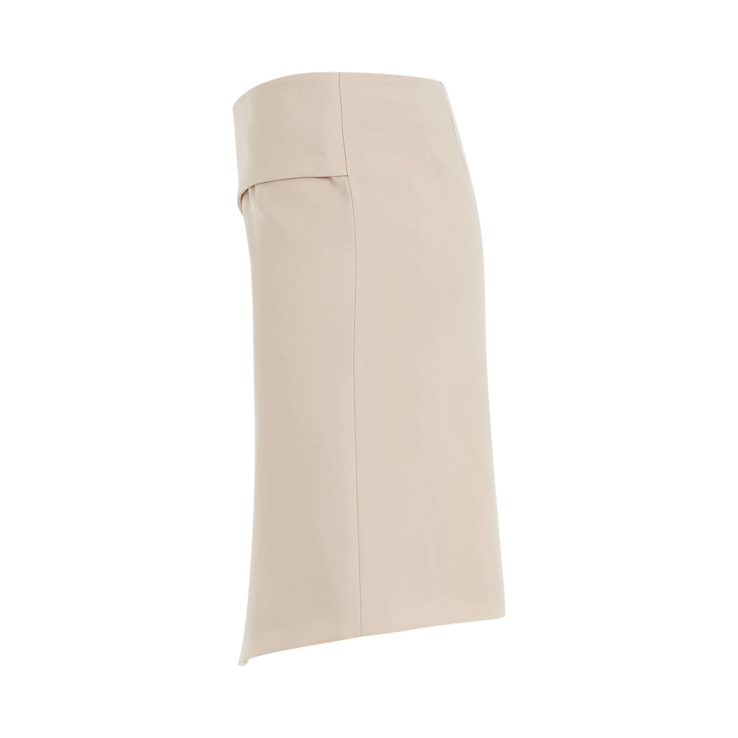 Toybox Dry Wool Pocket Skirt in Sand - 3