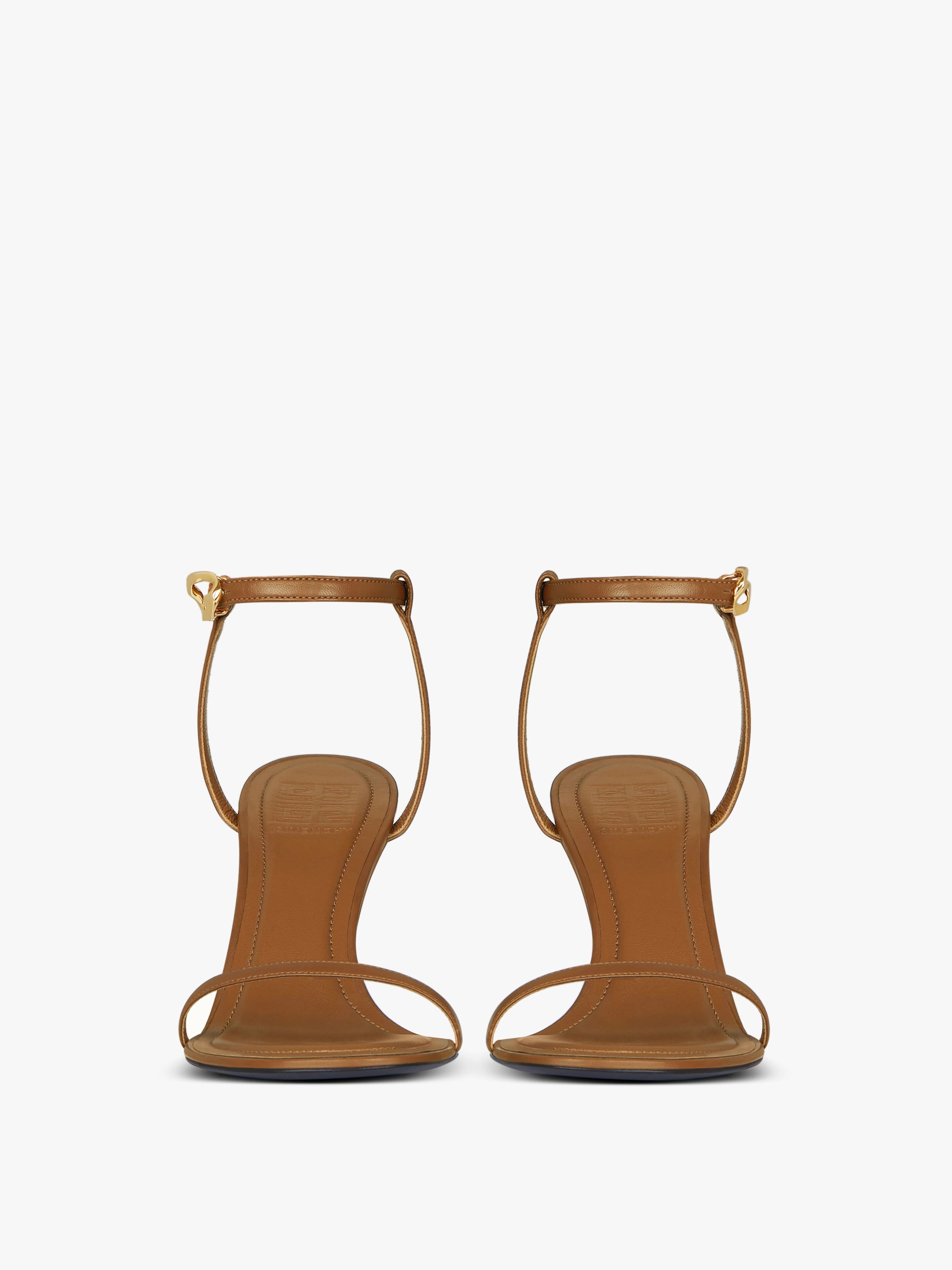 G CUBE SANDALS IN LEATHER - 2