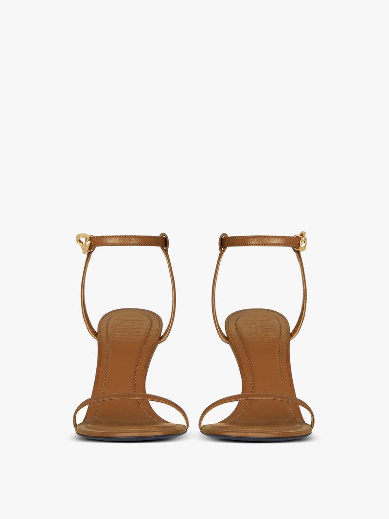 G CUBE SANDALS IN LEATHER 2