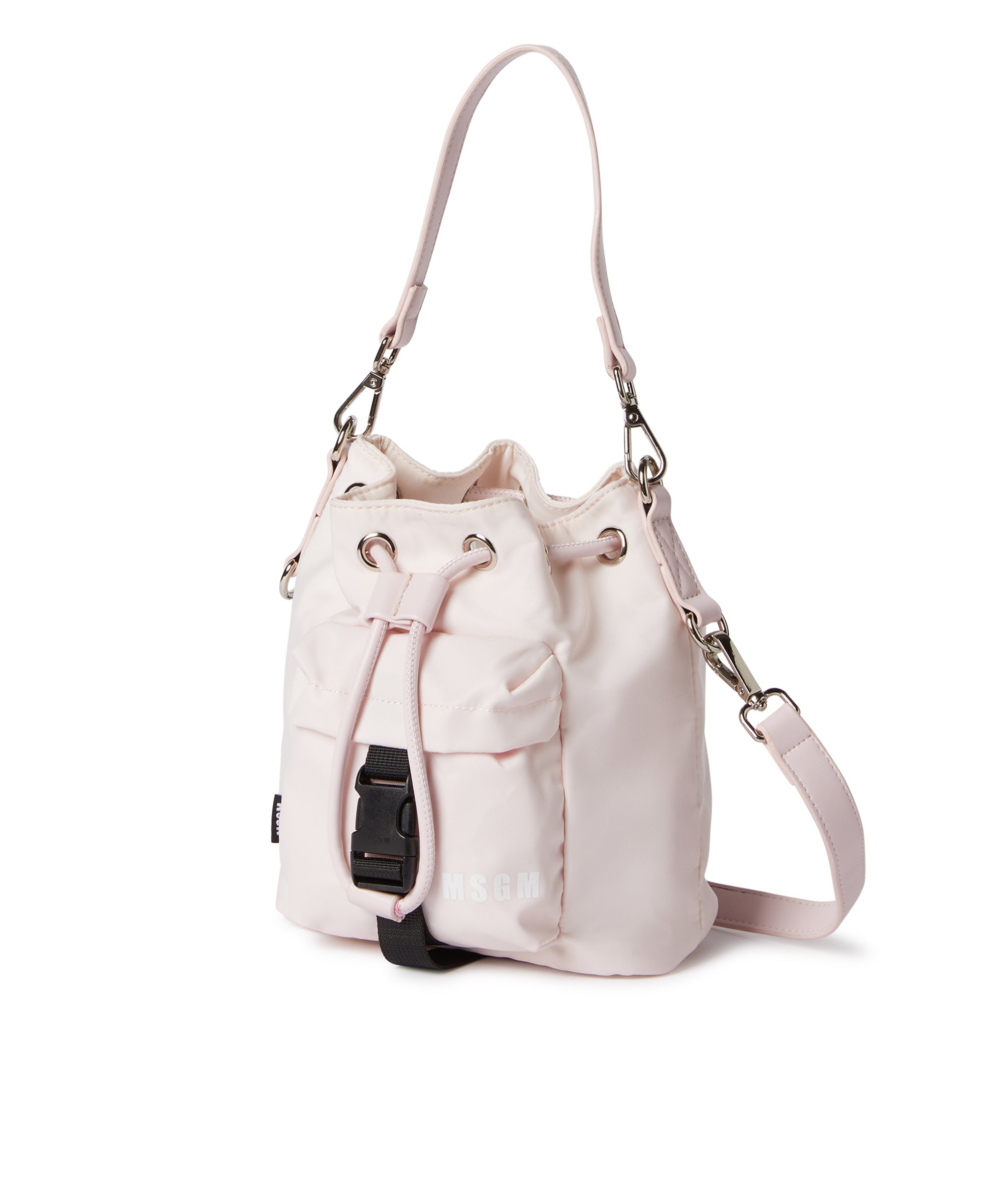 "Signature Iconic Nylon" bucket bag - 3