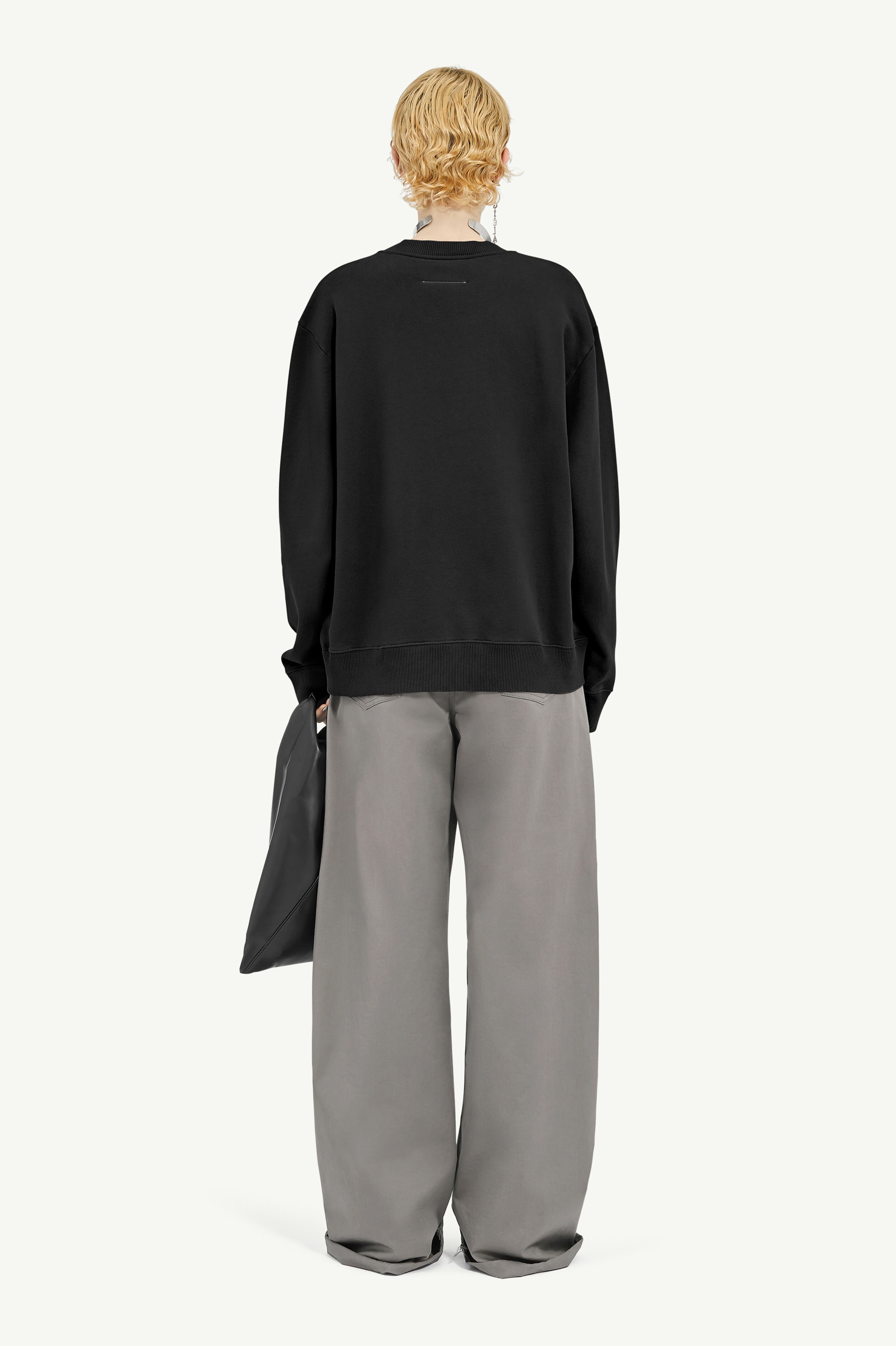 Rasterized Print Jersey Sweatshirt - 4