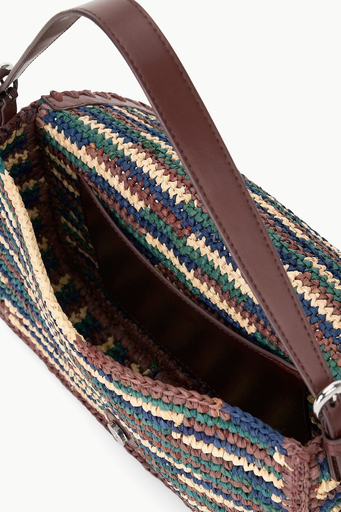 STAUD HARLOW RAFFIA BAG MIXED RAFFIA - 5