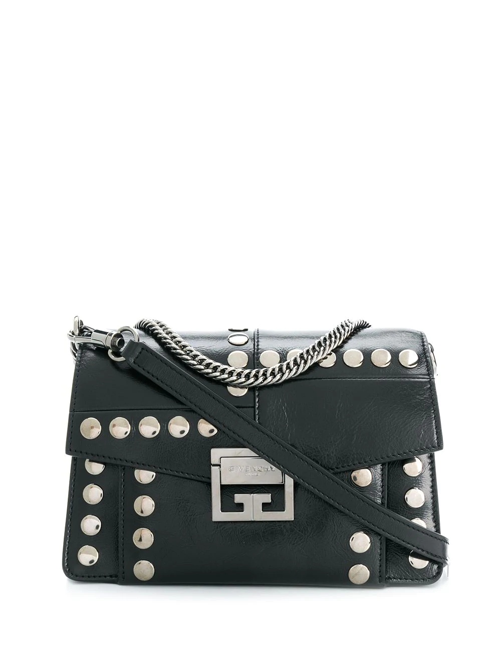 stud detailed 2G shoulder bag - 1