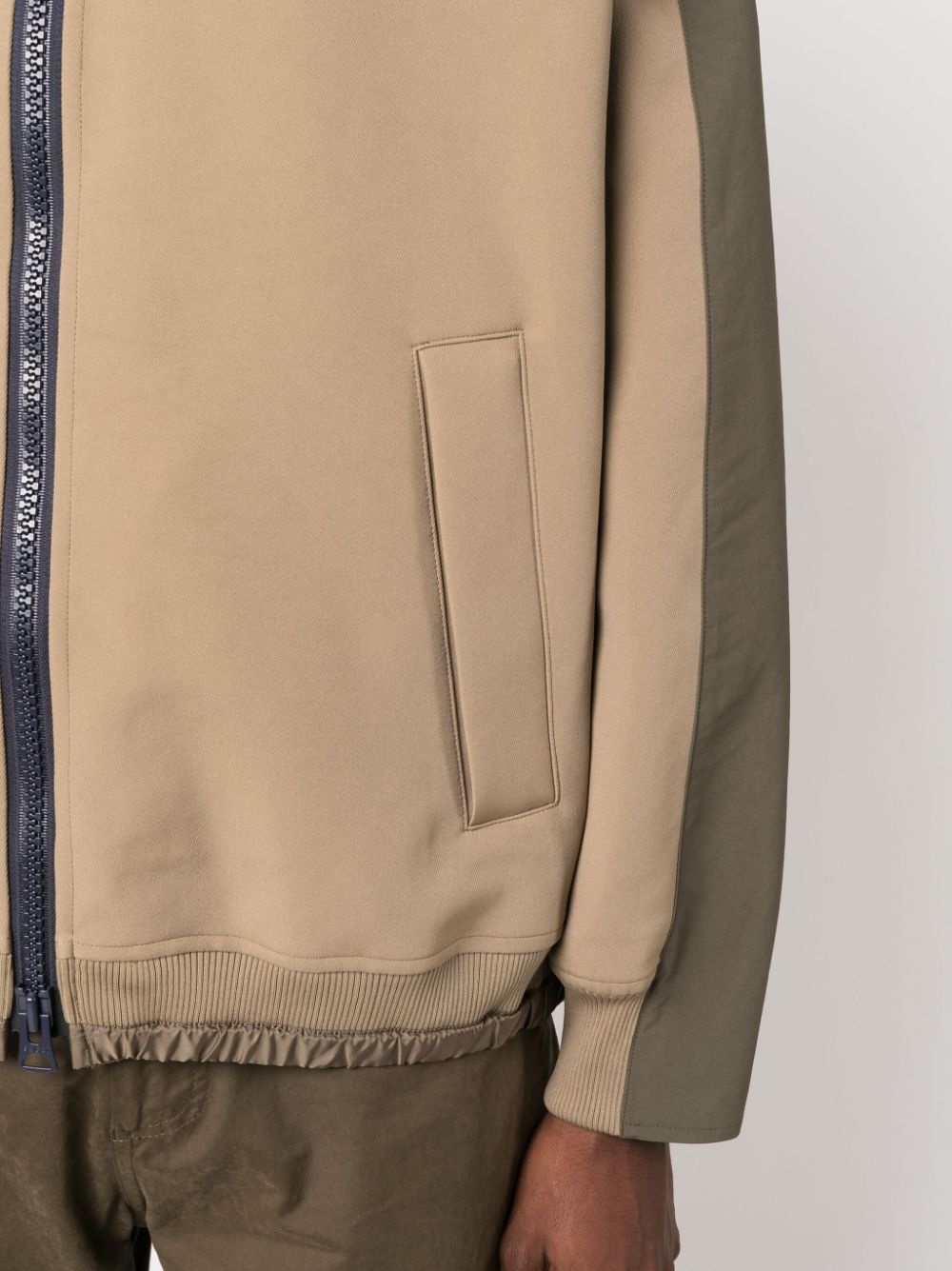 high-neck zip-up jacket - 5