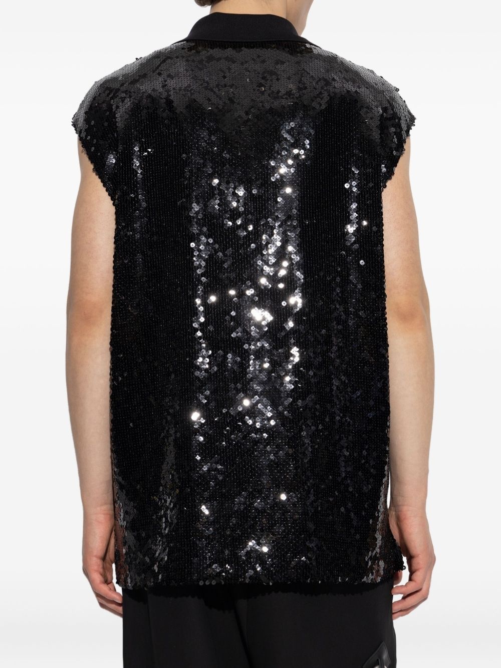 sequin-embellished top - 4