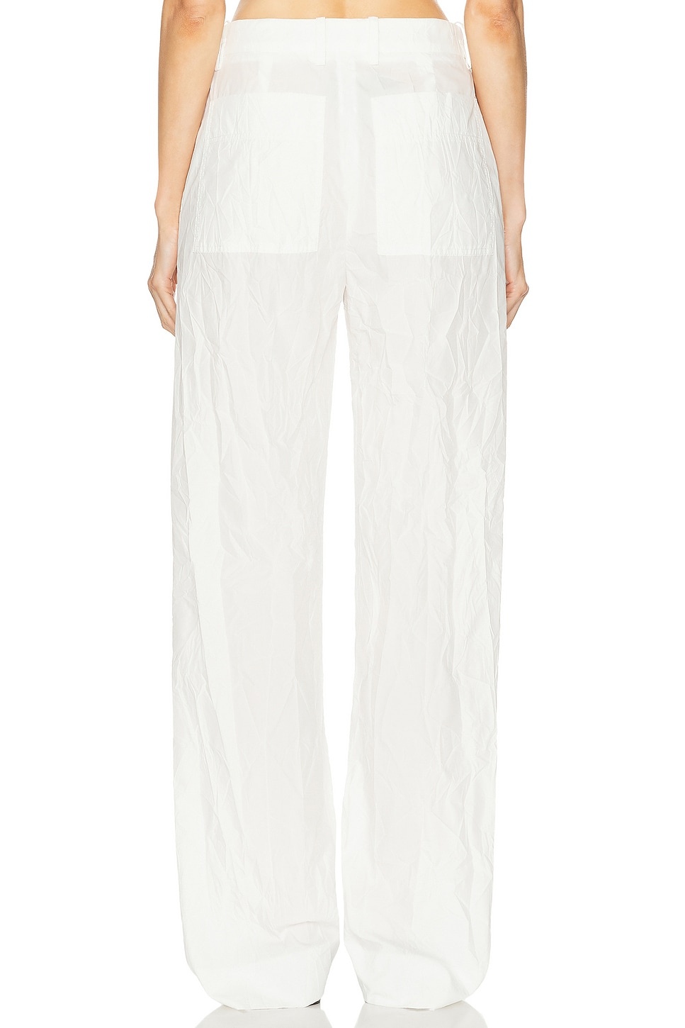 Crinkle Poplin Pant - 4