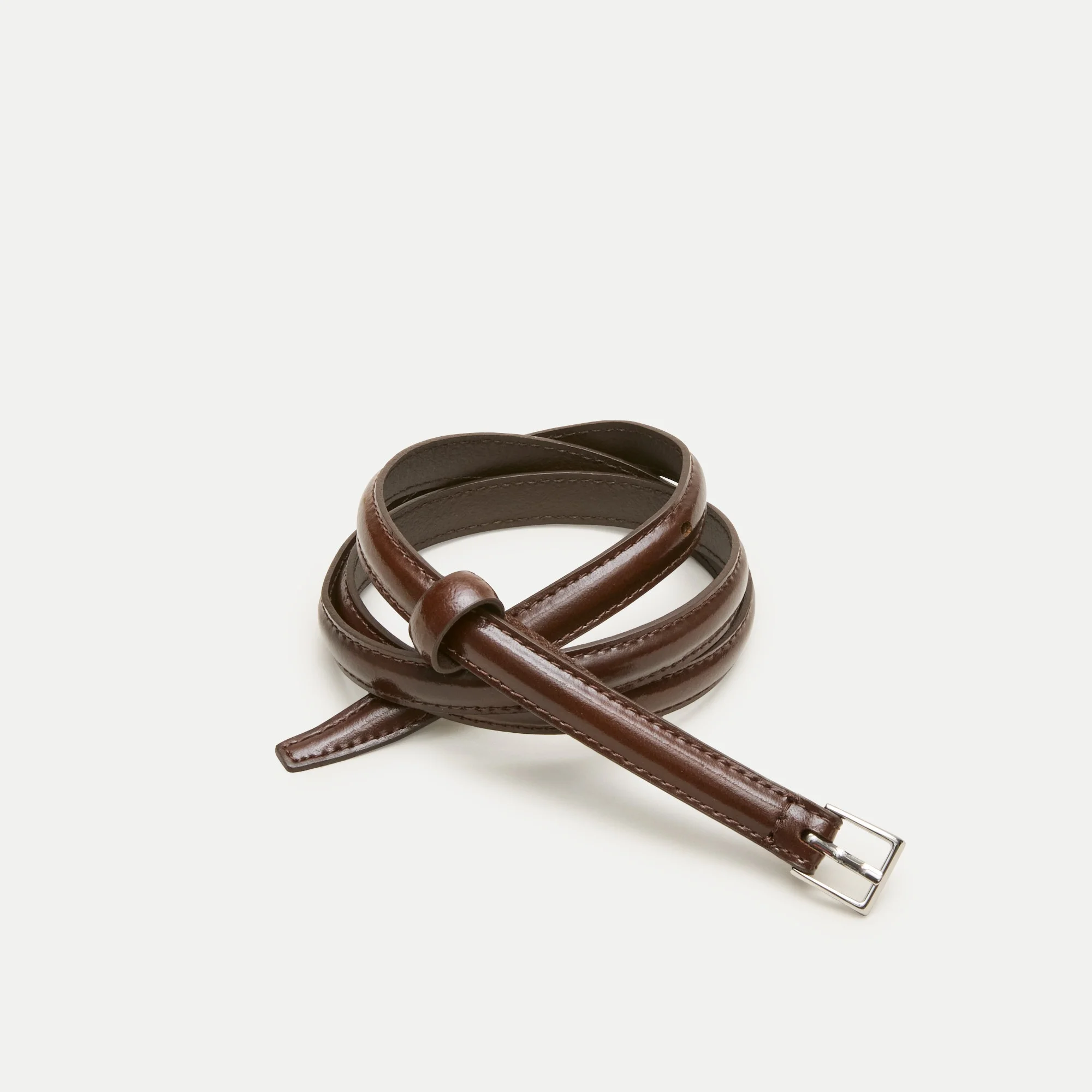 Berkeley skinny belt in Italian leather - 1