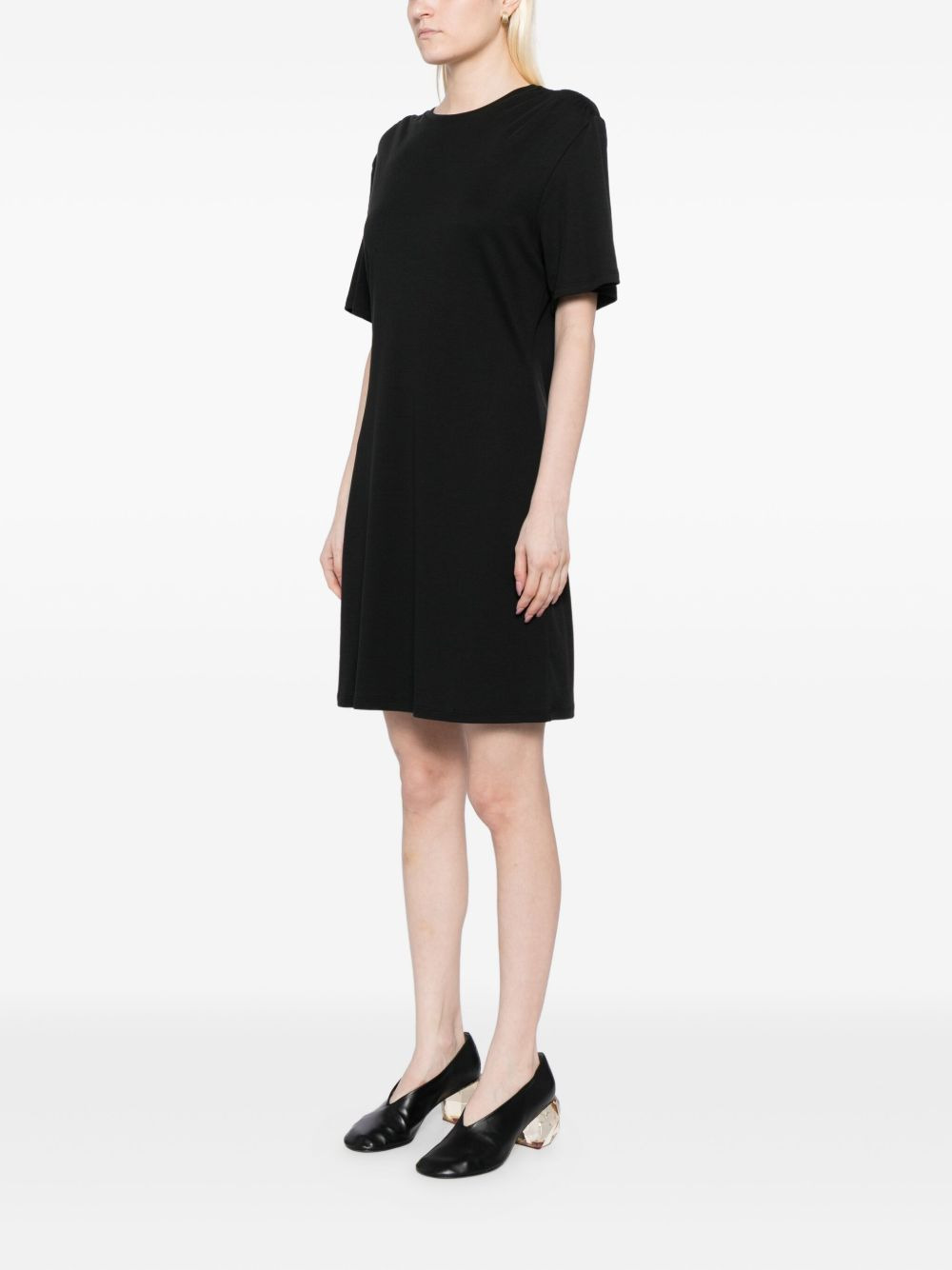 A-line short-sleeved dress - 3