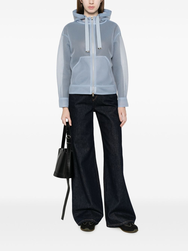 Herno hooded zip-up jacket outlook