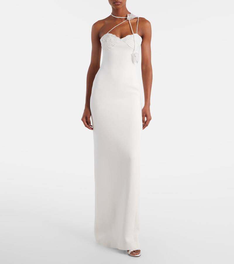David Koma Embroidered gown outlook