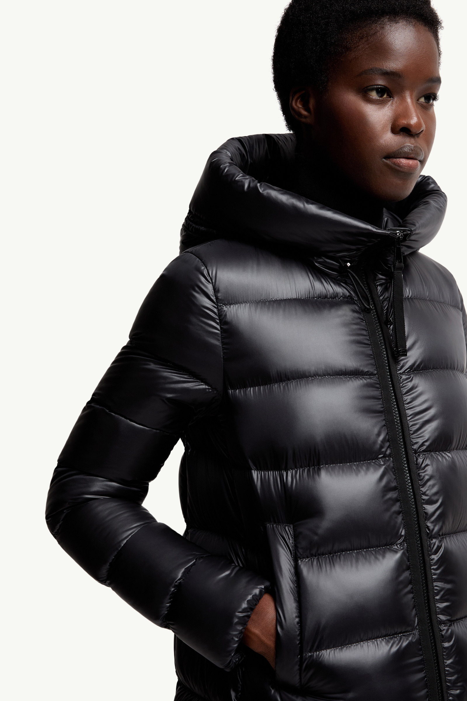 Suyenne Hooded Mid-Length Down Jacket - 6