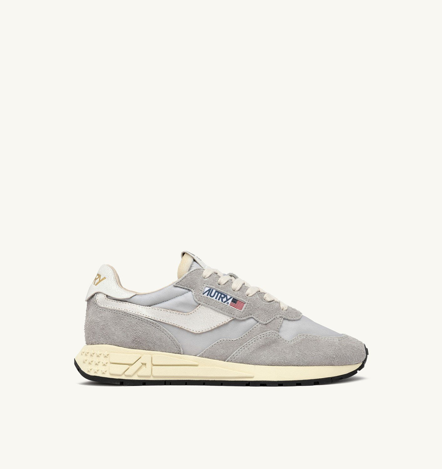 REELWIND LOW SNEAKERS IN VAPOR NYLON AND SUEDE - 1