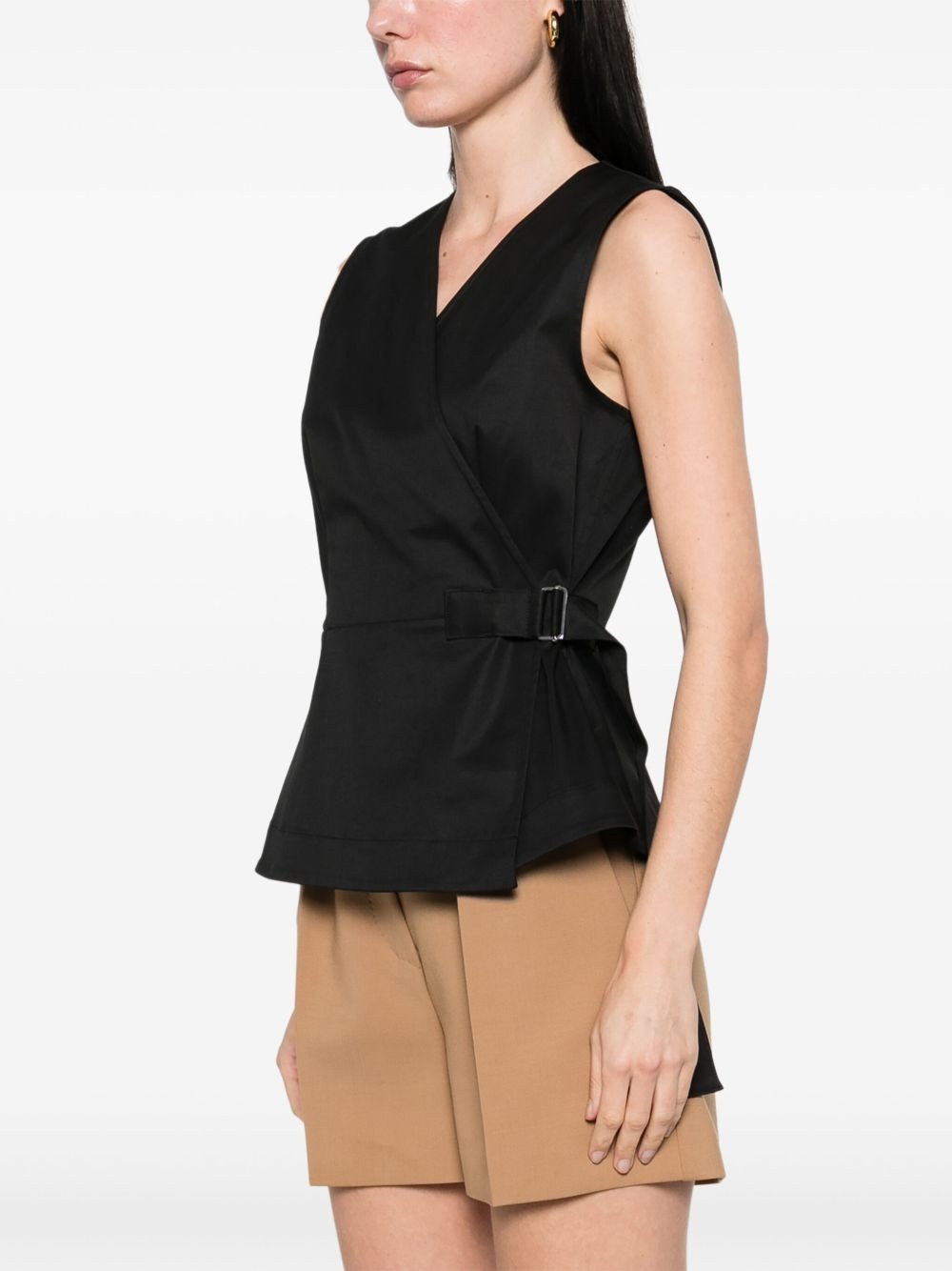 V-neck wrap top - 3