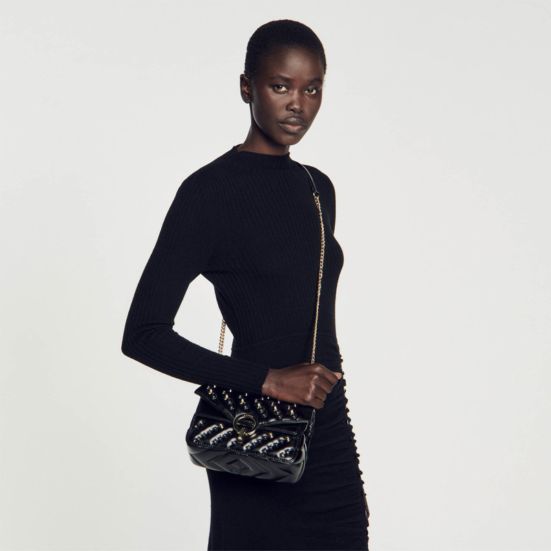 Small studded leather Yza bag 4