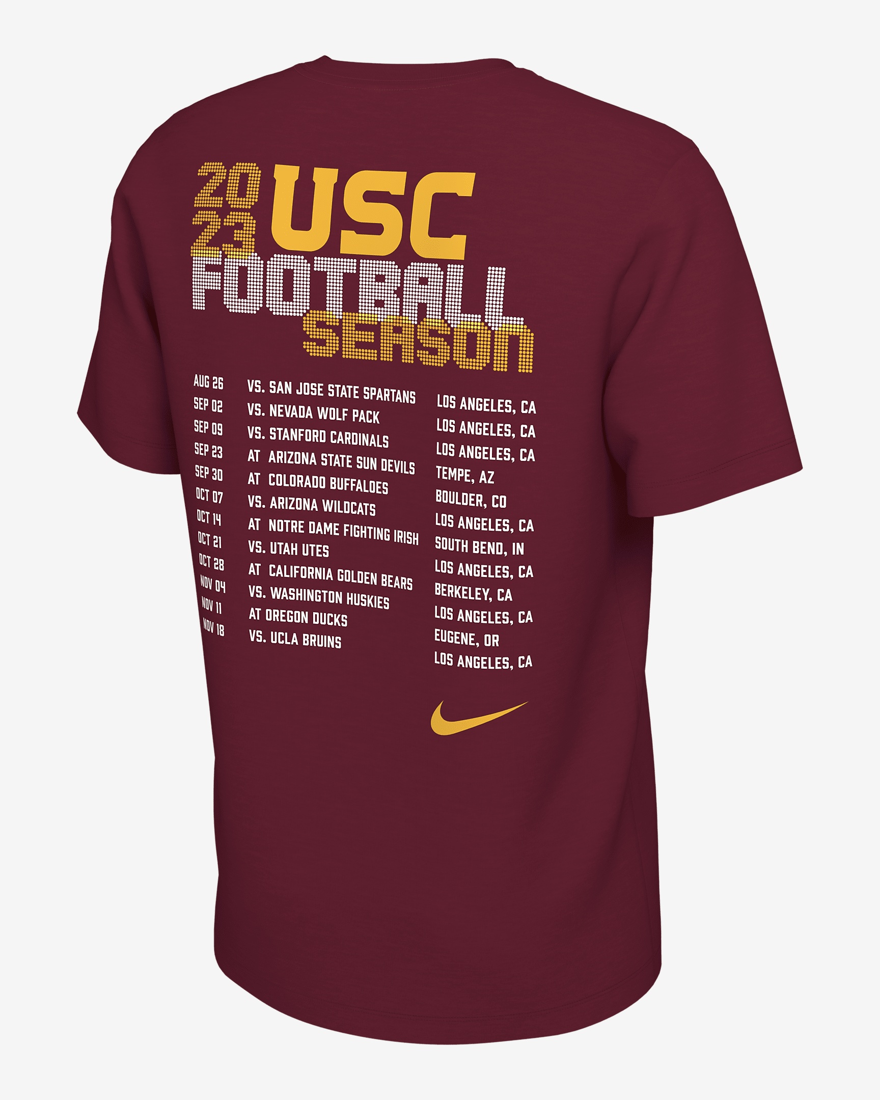 USC Schedule Nike Men's College T-Shirt - 2