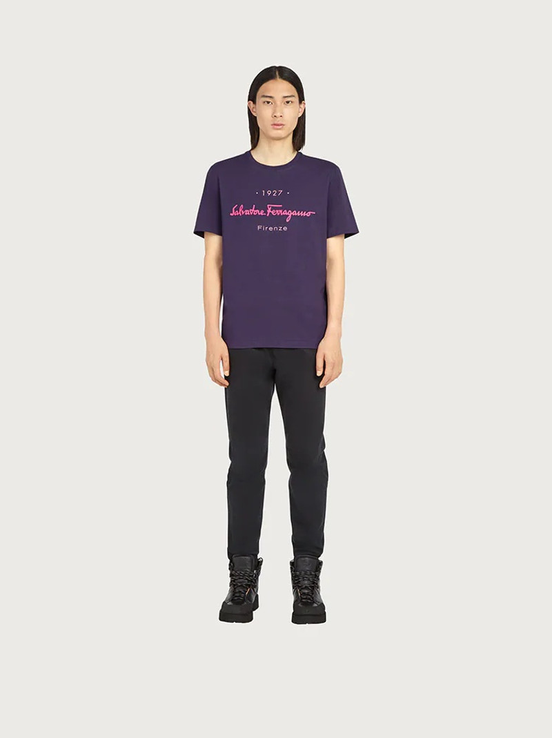 FERRAGAMO 1927 SIGNATURE T-SHIRT outlook