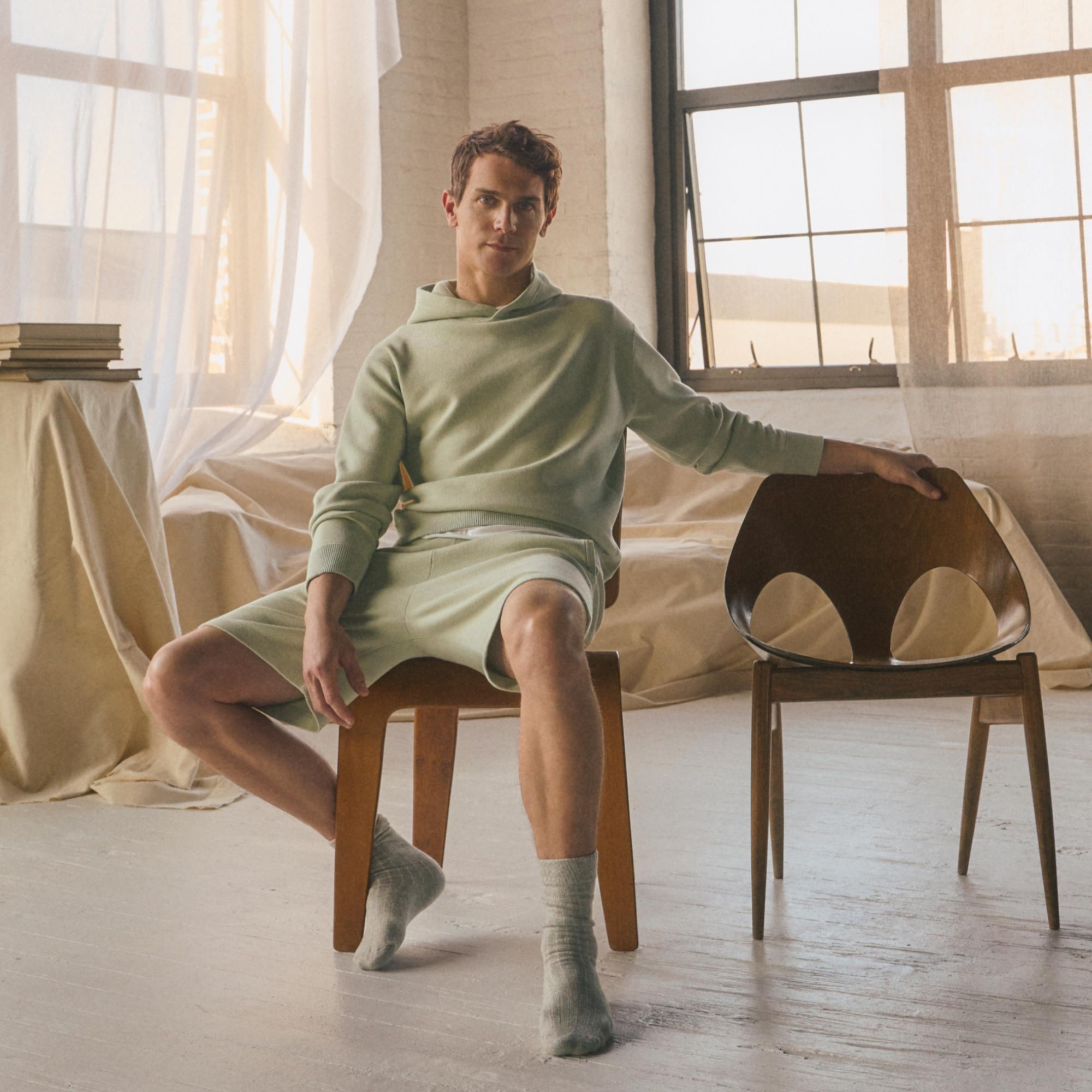 Relaxed Hoodie in Light Bilen - 8