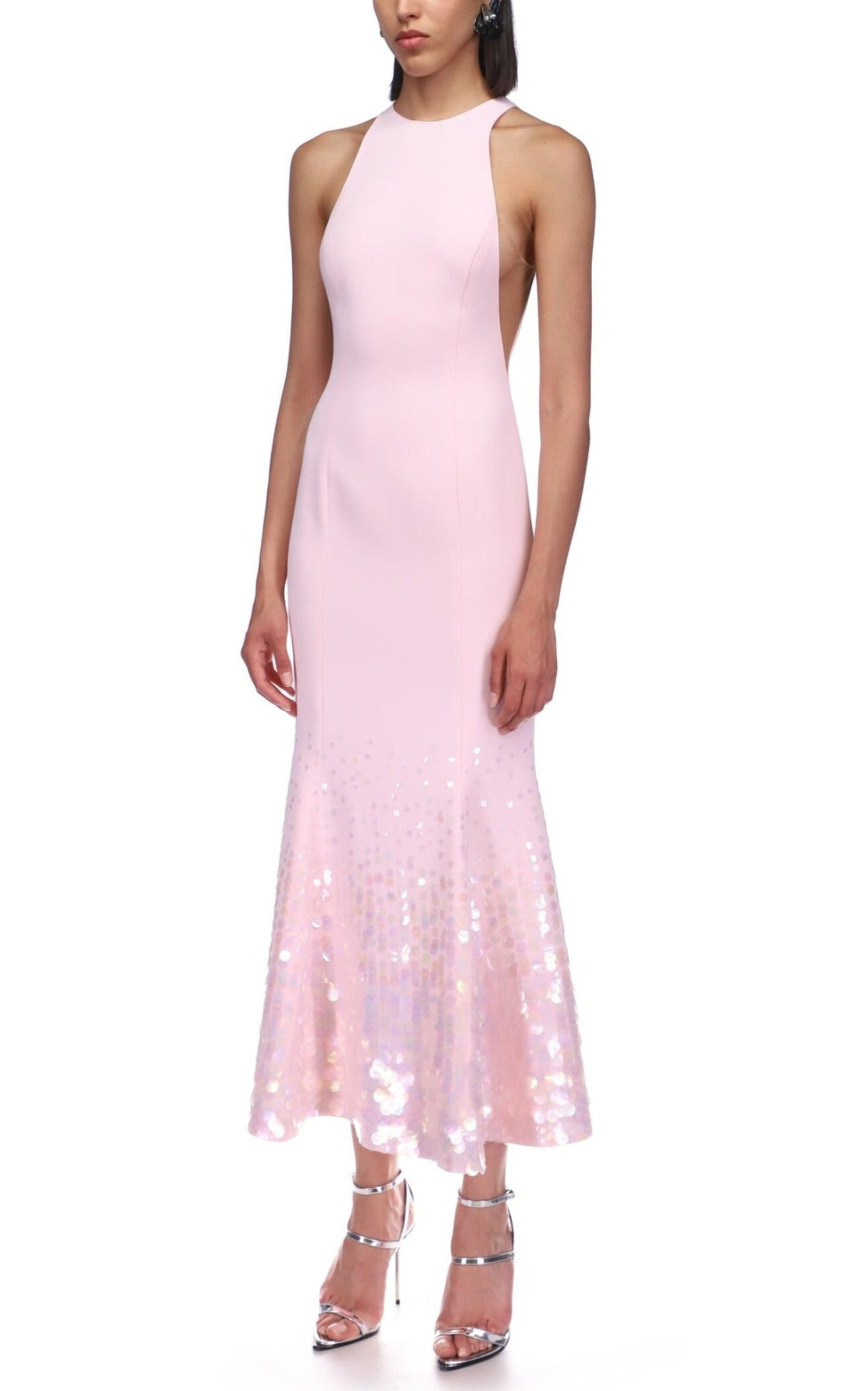 Paillette Illusion Midi Dress - 3