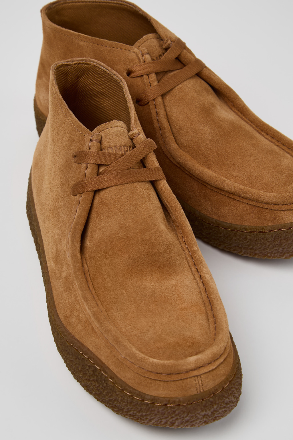 Brown Suede Ankle Boots for Men. - 2