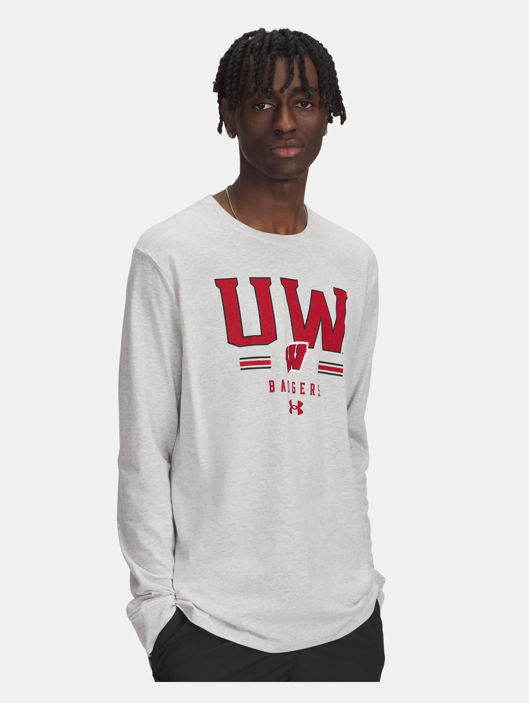 Men's UA Performance Cotton Collegiate Long Sleeve - 2