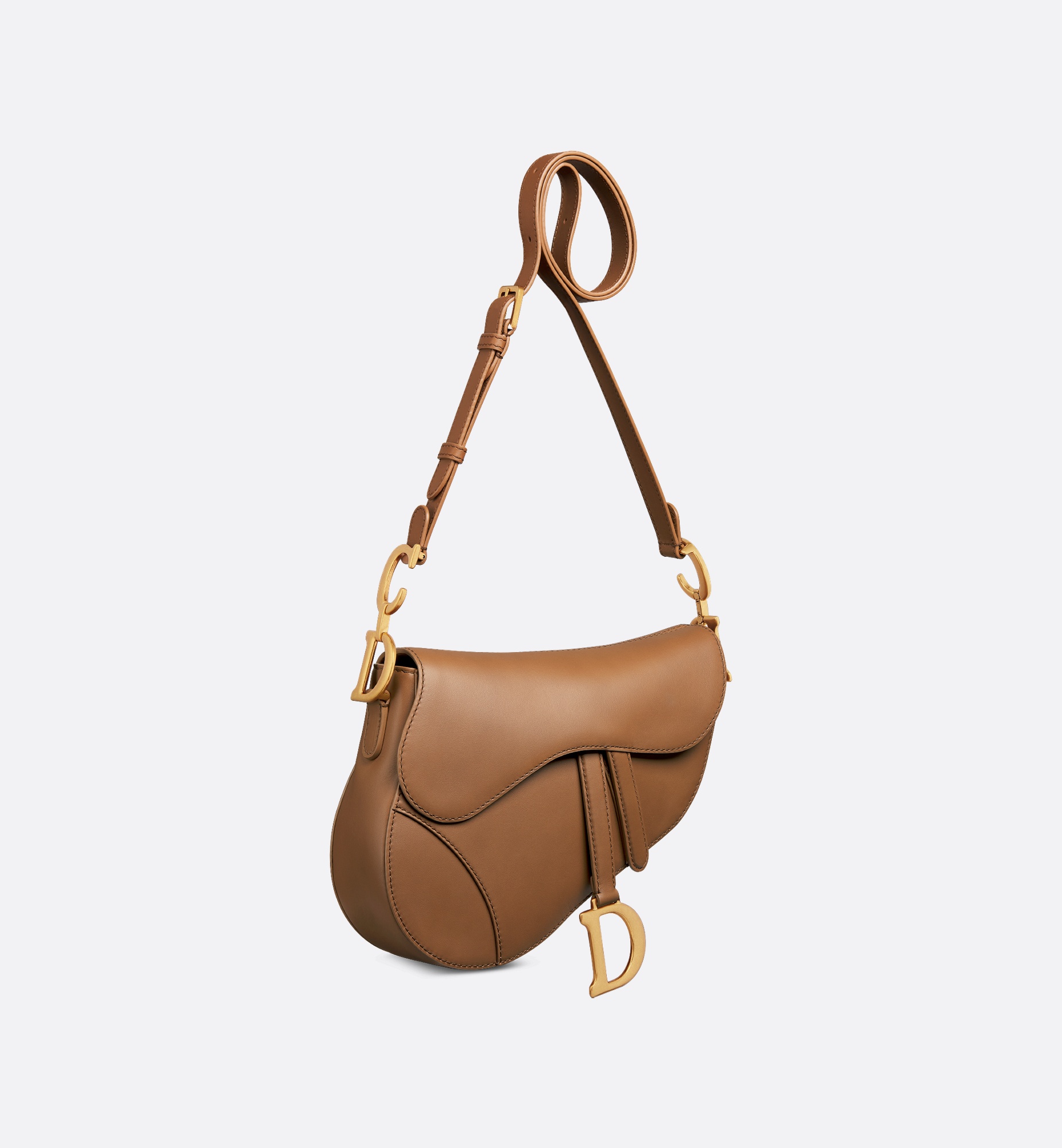Medium Soft Saddle Bag with Strap - 5