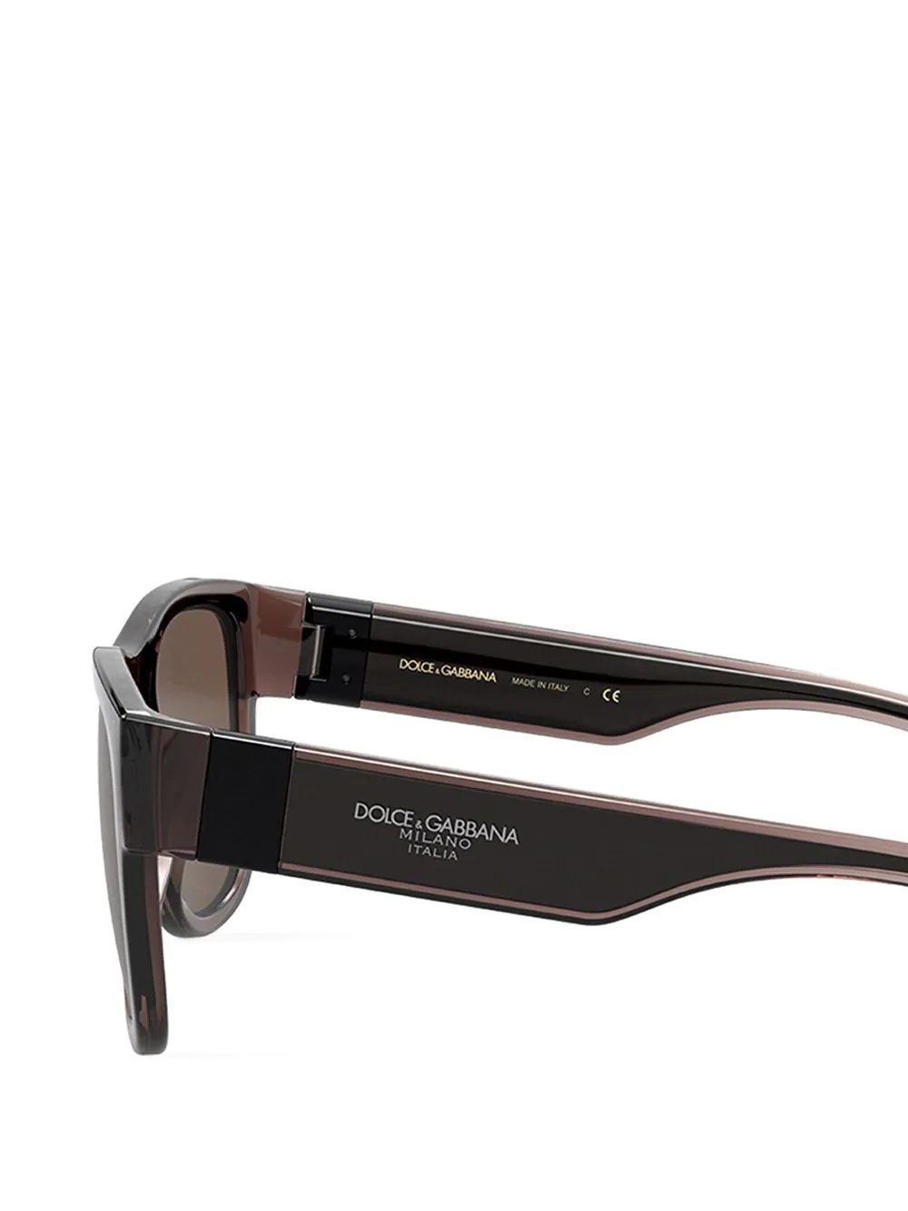 Step injection square-frame sunglasses - 3