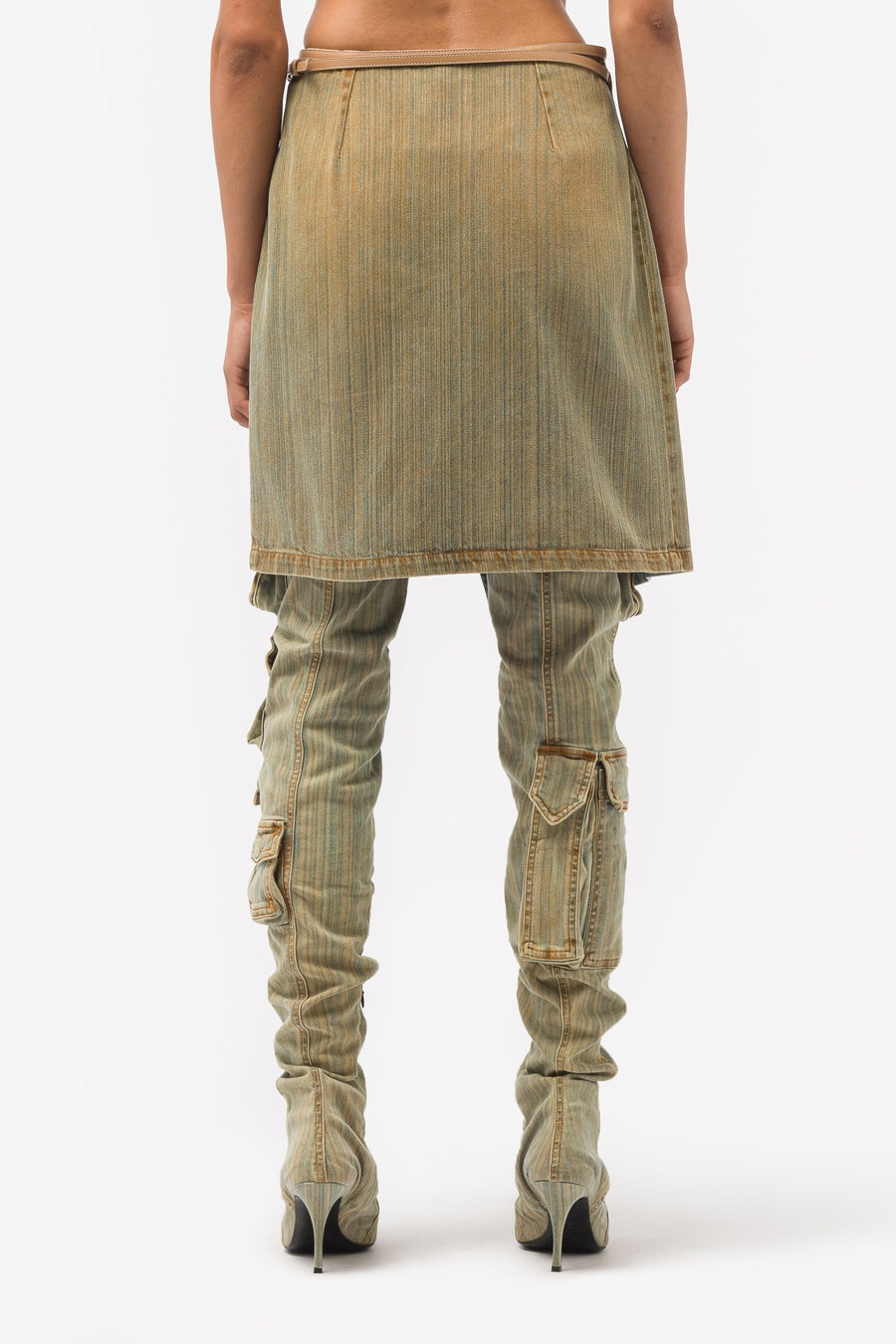 De-Lem-FSD Skirt in Green - 3