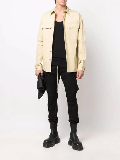 Rick Owens classic button-up shirt outlook