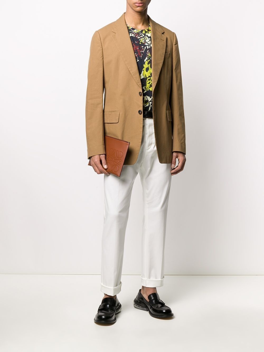 Dries Van Noten Man`s brown cotton jacket - 7