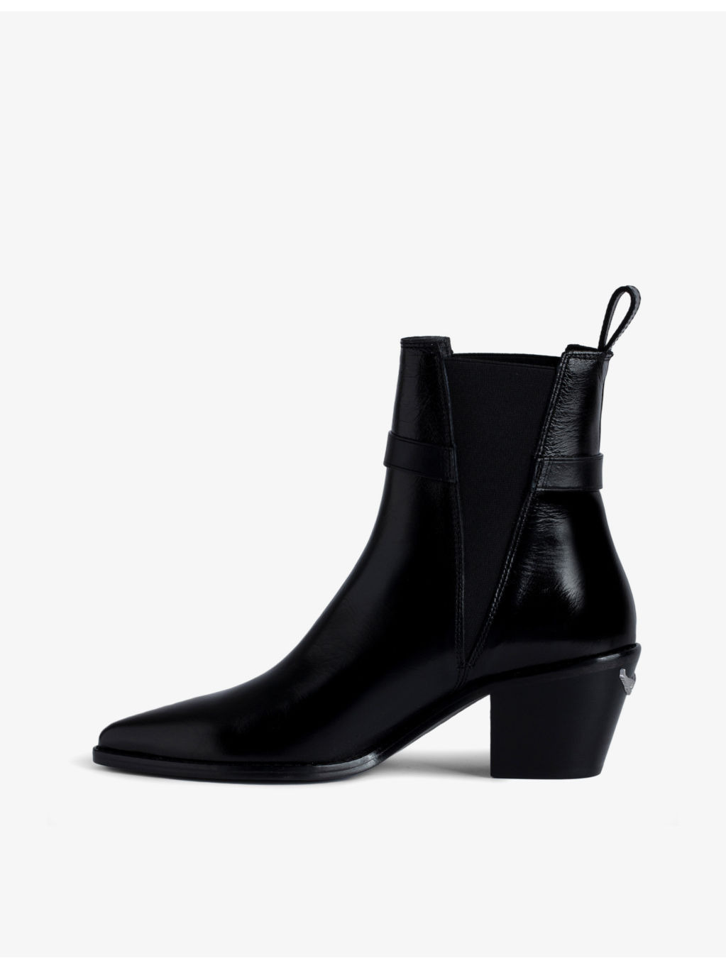 Tyler buckle-embellished leather ankle boots - 3