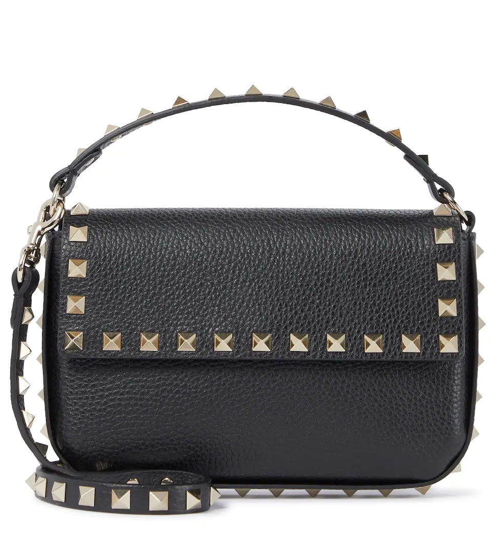 Rockstud Small leather crossbody bag - 1