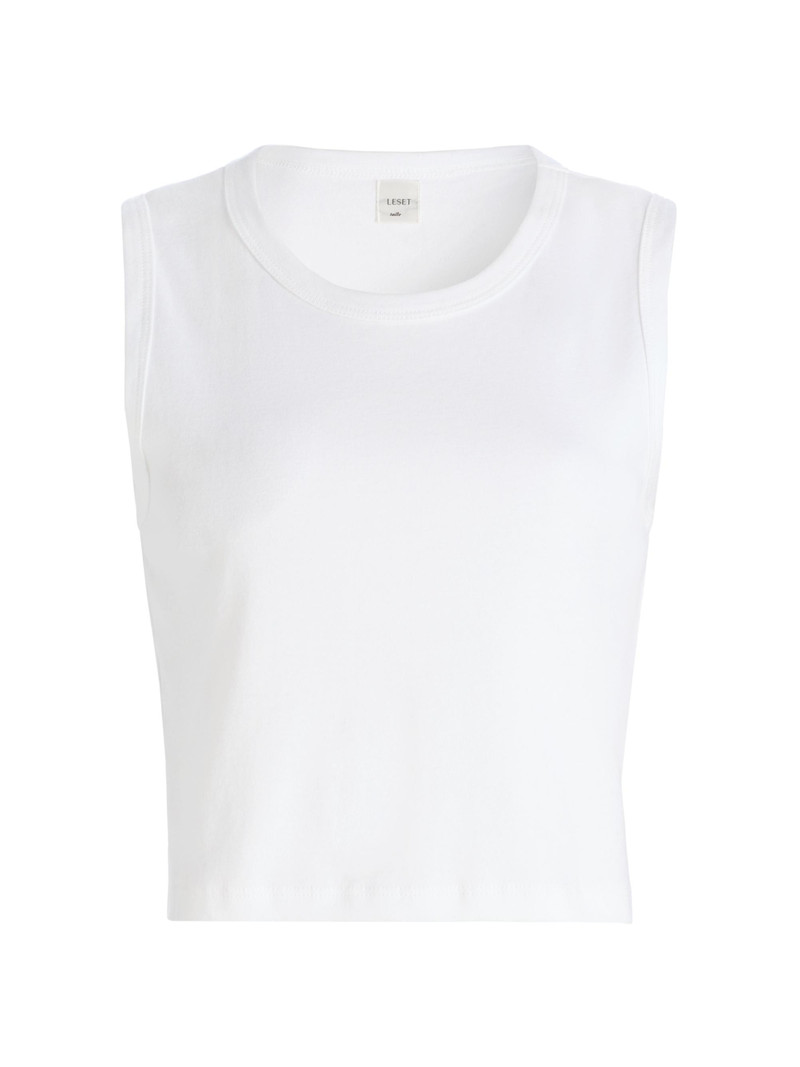 Women's Nando Sleeveless Crewneck Top - White 1