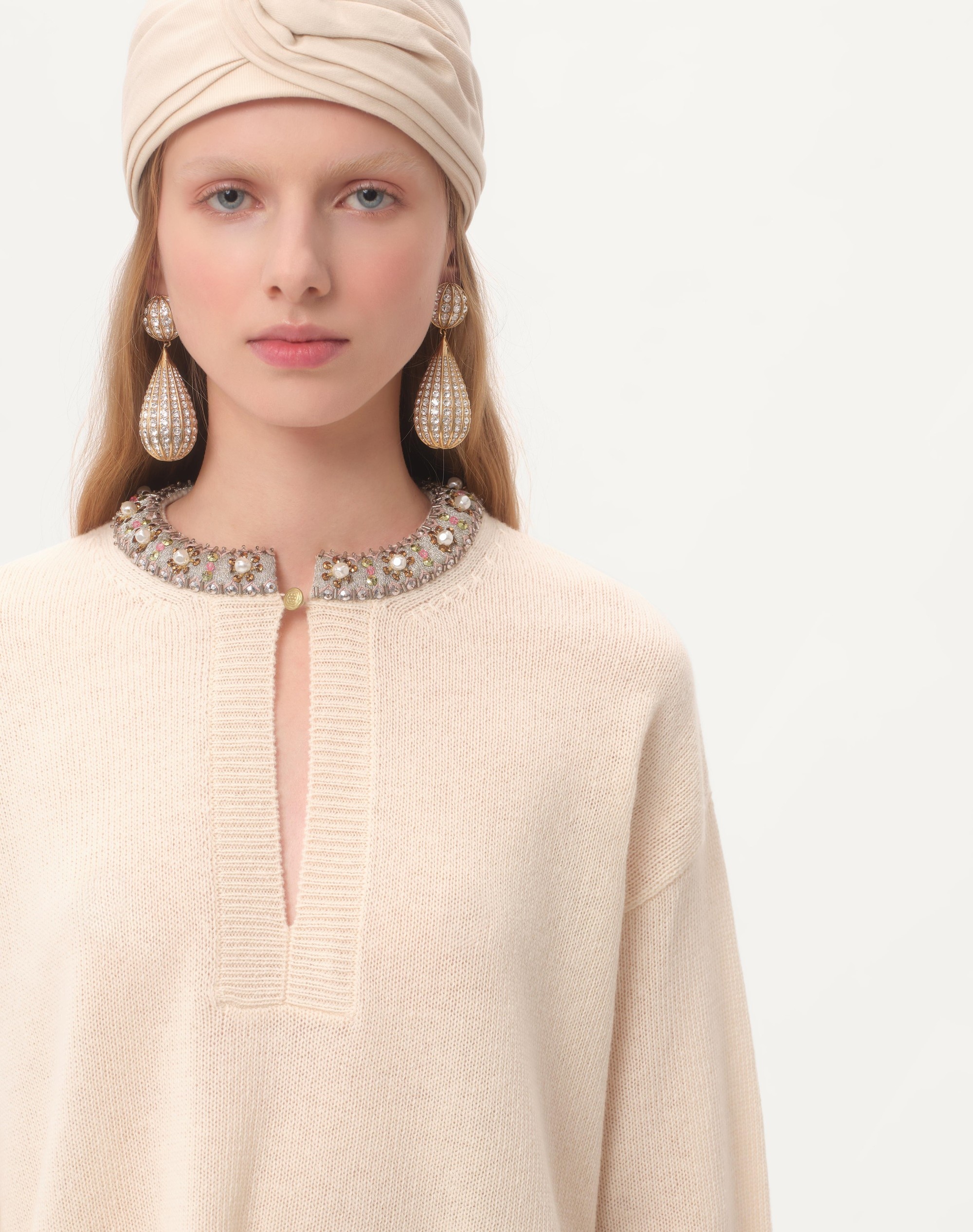 EMBROIDERED WOOL SWEATER - 3