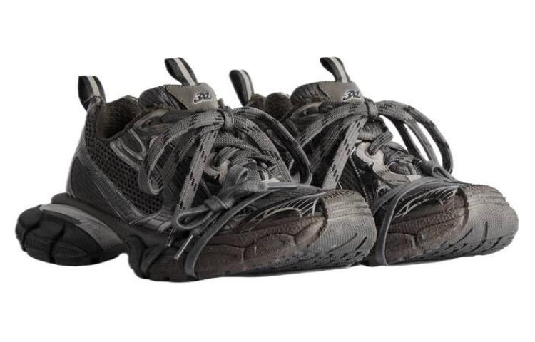 (WMNS) Balenciaga 3XL Sneakers 'Grey Brown Mesh' 734731W3XL72200 - 4