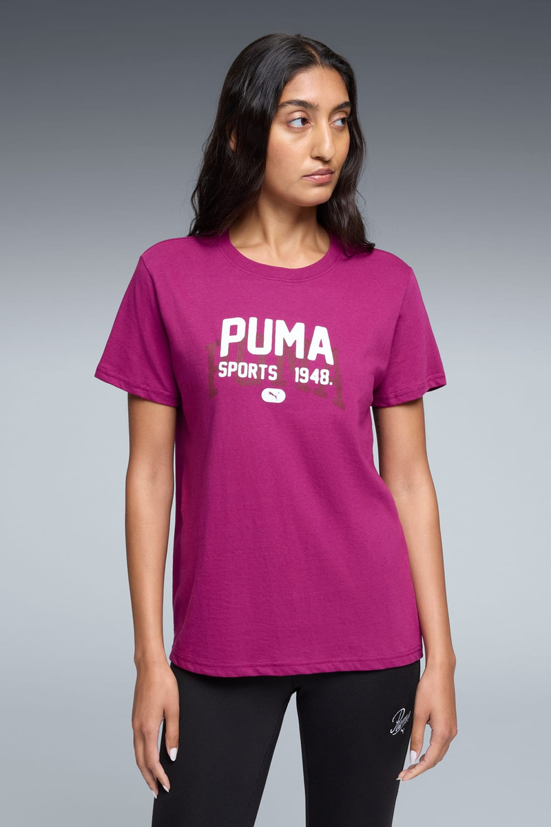 PUMA Graphic Varsity Tee Women outlook