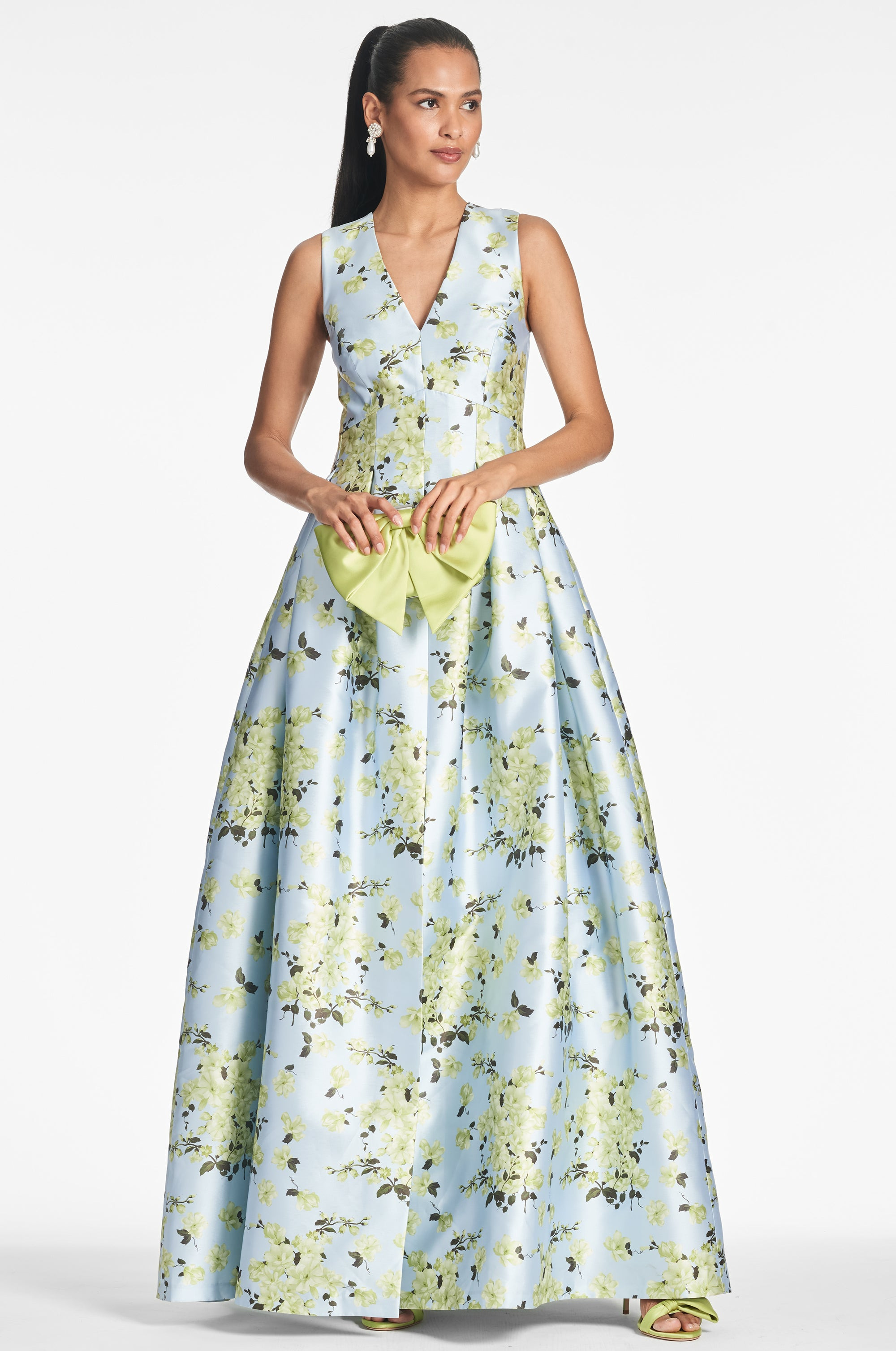 Brooke Gown - Sky Citrine Floral - 2