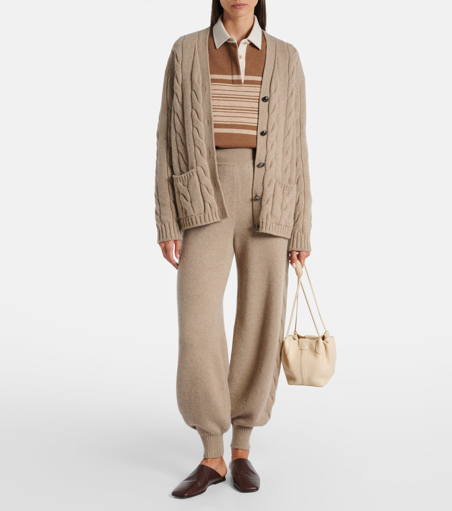 Napier cashmere sweatpants - 2
