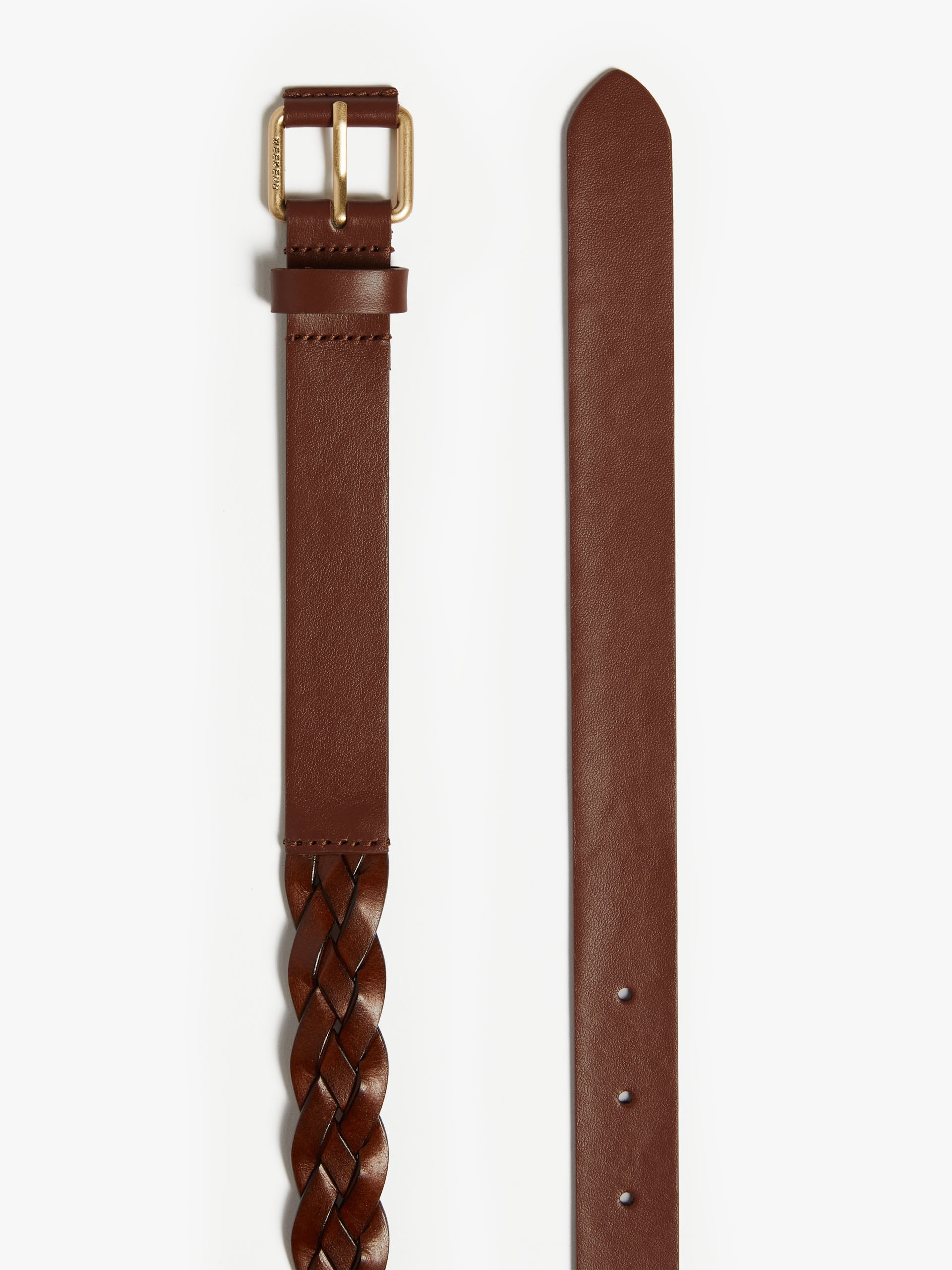Woven leather belt - 2