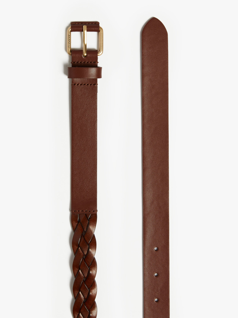 WEEKEND Max Mara VADARE Woven leather belt outlook