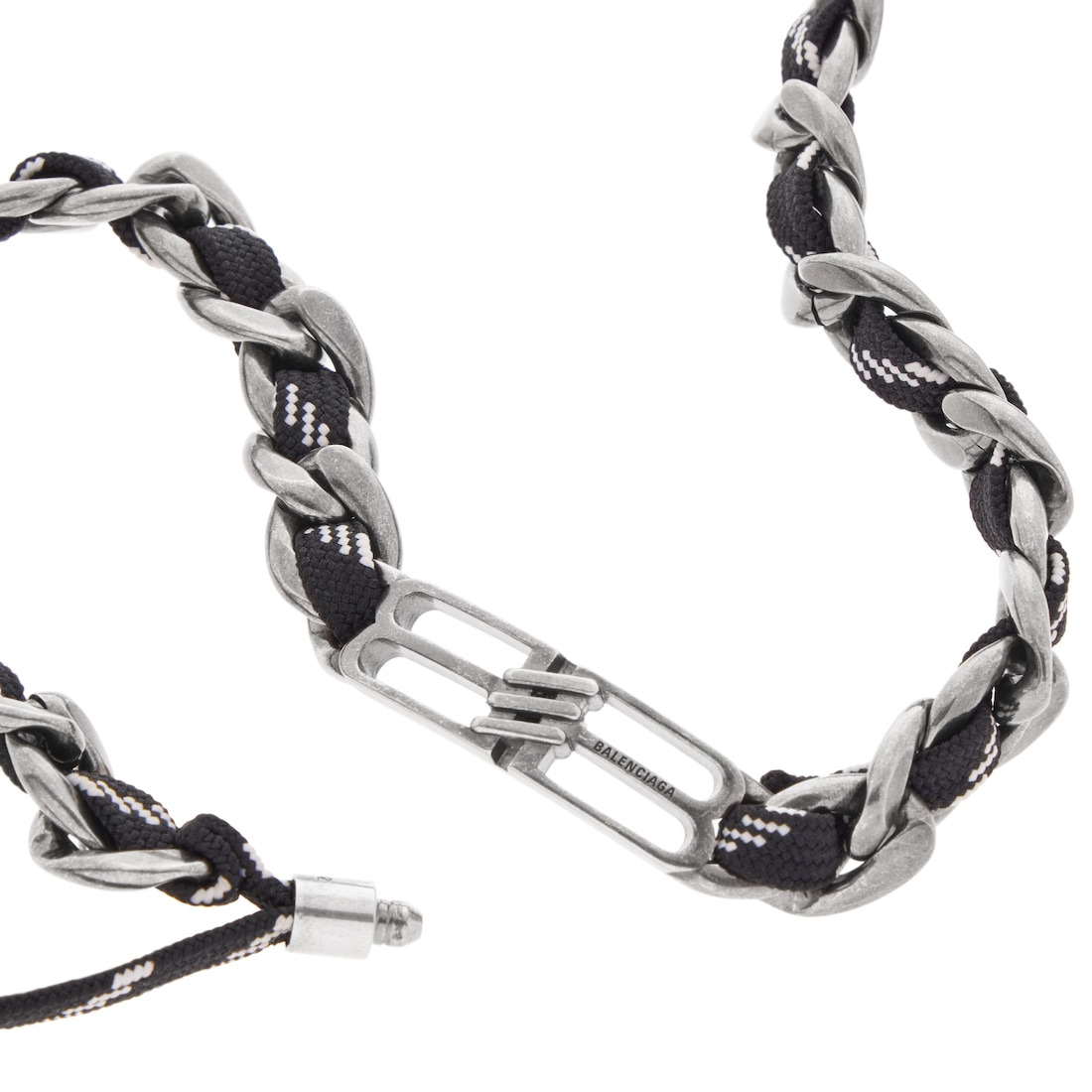Bb Icon Lace Choker in Antique Silver/black/white - 3